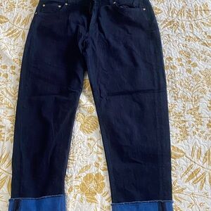 Escada Men's Dark Blue Straight Jeans